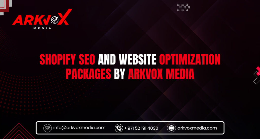 Shopify SEO and Website Optimization Packages